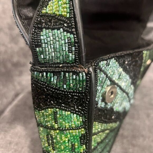 Staud Beaded Tommy Bag Green Palm - Picture 12 of 14